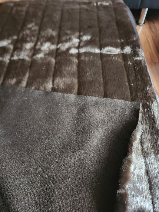 Material blană artificiala maro