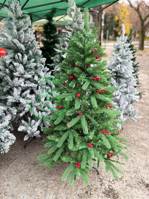 Коледна елха зелена с 3Д клонки