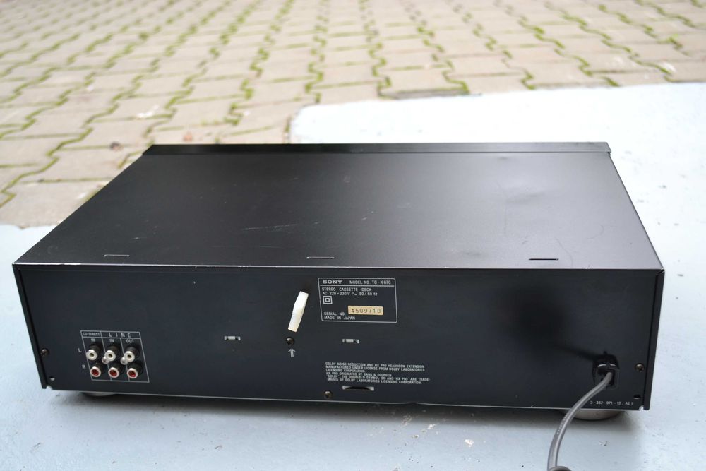 Deck Sony TC K 670
