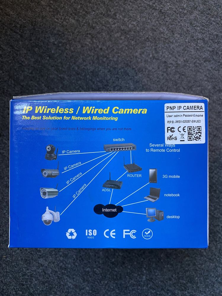 Camera monitorizare copii IP Wireless/Wired Camera NOU