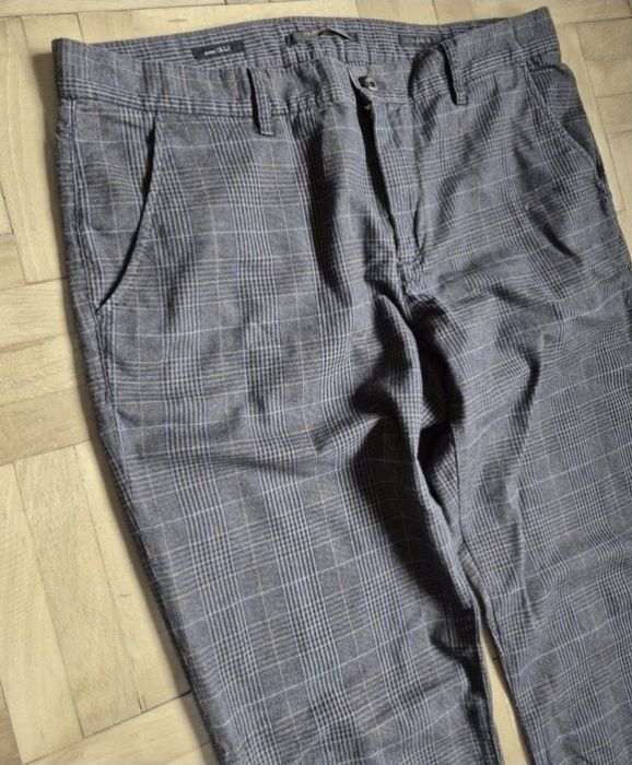 Pantaloni Bărbătești Alberto Lou-J Colour Check, Regular Fit - W36/L34