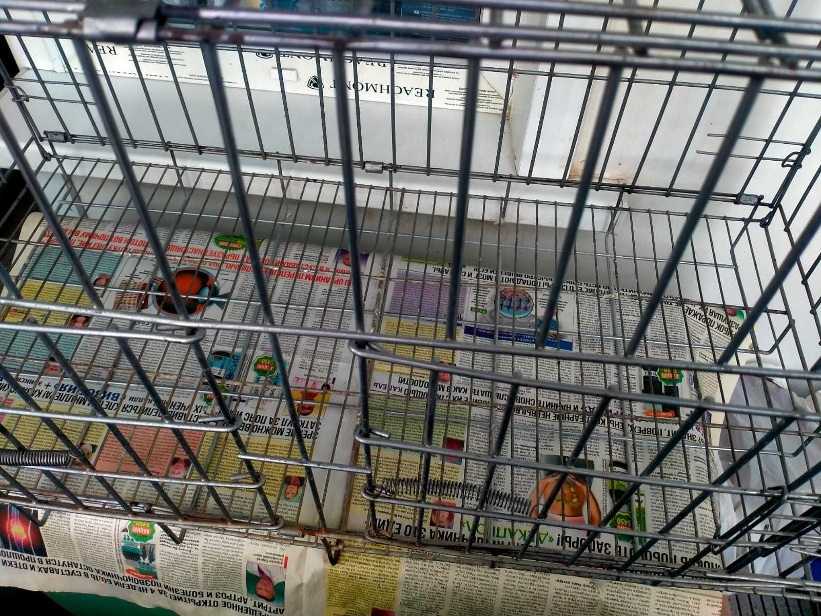 Продам металлическую клетку для птиц, животных