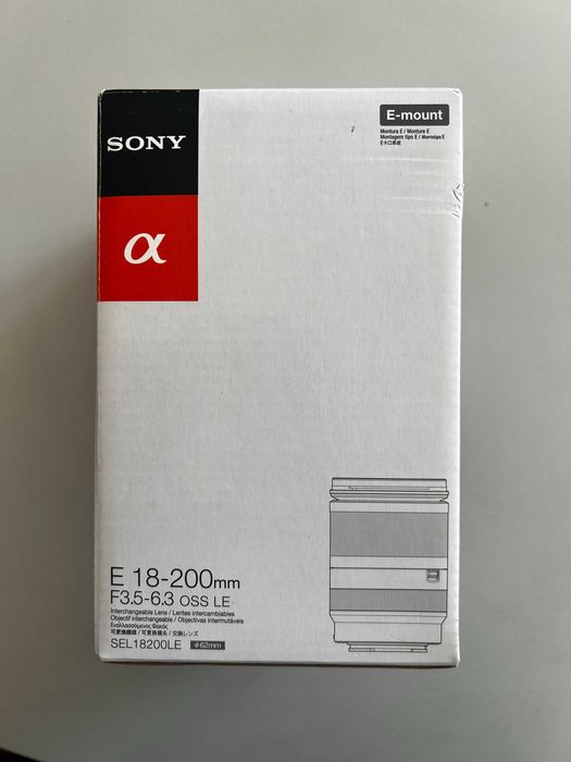 Обектив Sony SEL18200LE E 18 - 200 mm F3.5 - 6.3