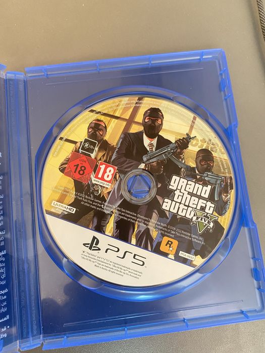 Диск игра  GTA 5 PS5