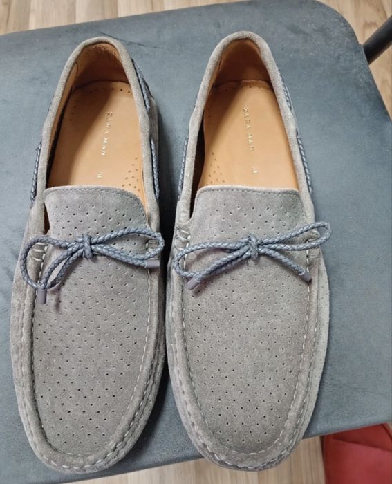 Mocasini Zara Piele intoarsa marimea 42/noi