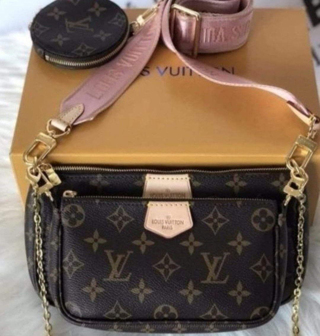 Set Louis Vuitton(geanta 3 in 1+esarfa/sal)diverse nuante,saculet incl