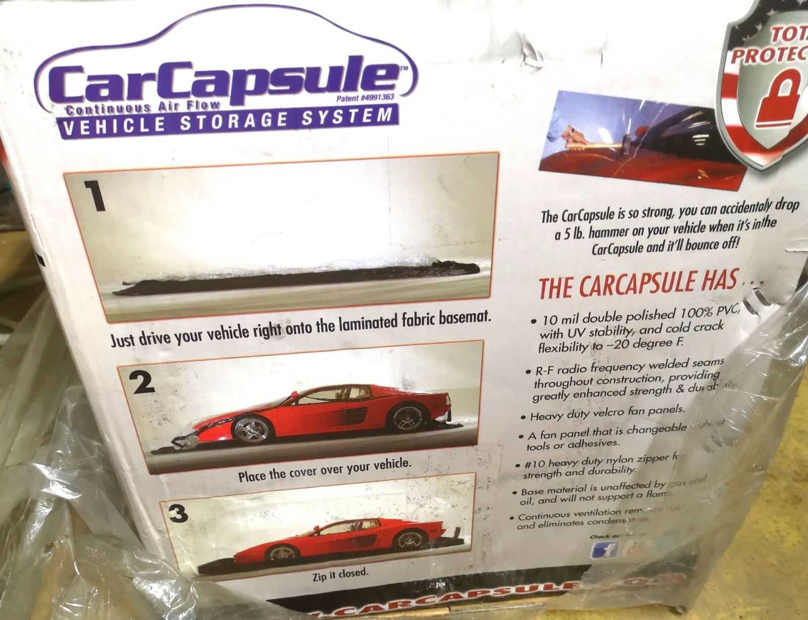 Покривало, капсула за кола, CarCapsule