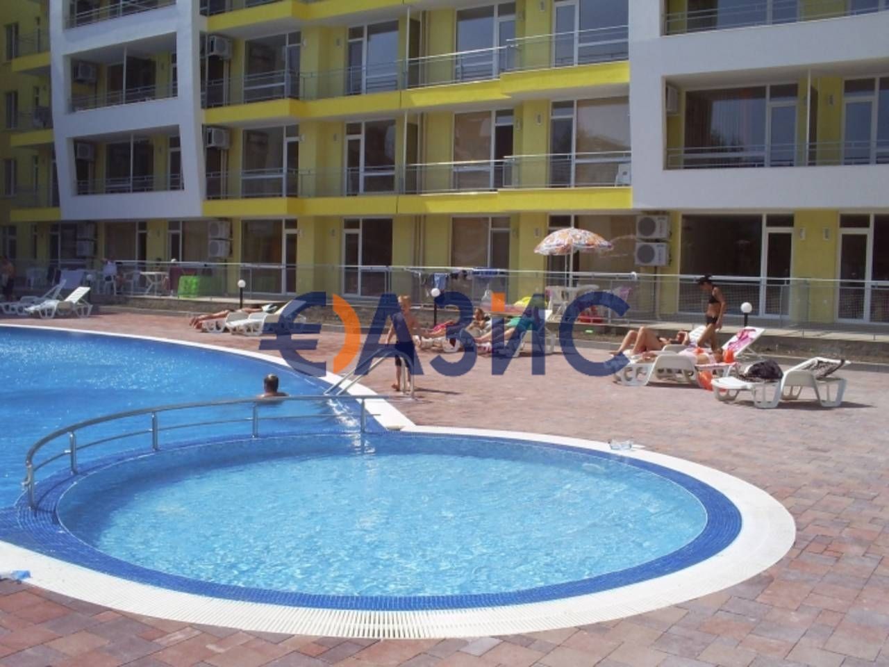Студио в комплекс Sunset Beach 2, 43 кв.м., Слънчев бряг, България, 55