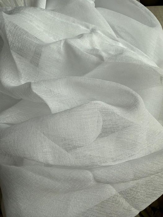 Тюль абсолютно новая, белая