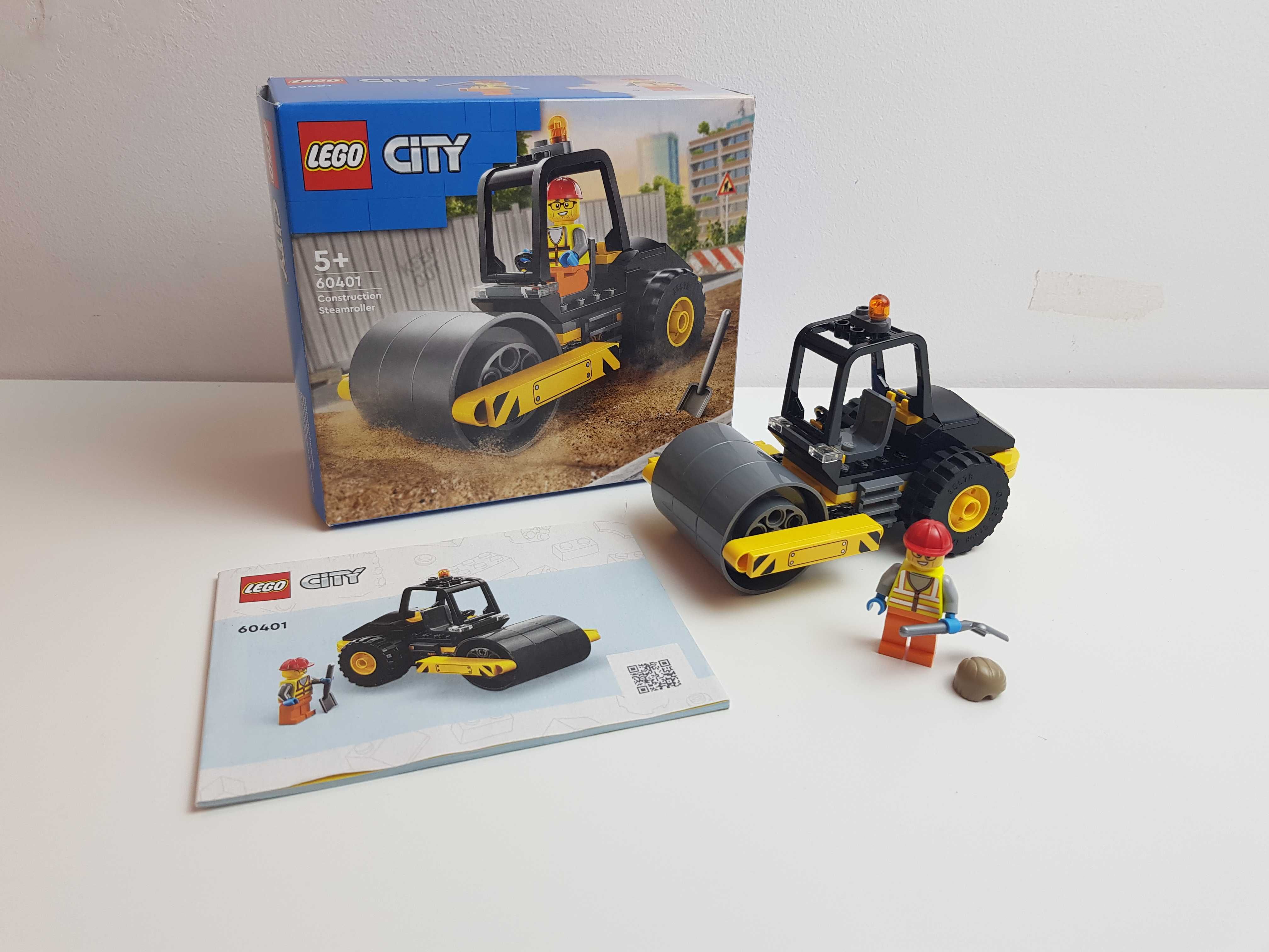 Vand LEGO 2024 City - 60401: Construction Steamroller (Cilindru)