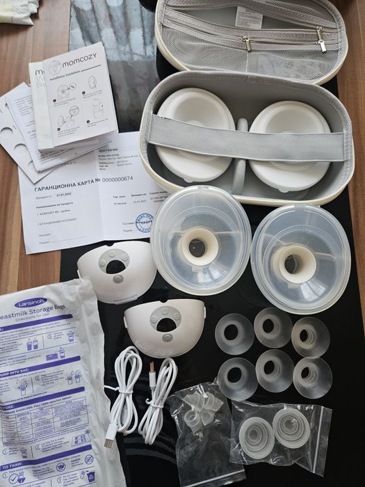 Помпа за кърма Momcozy M5 двойна двоен комплект 9 нива на изпомпване