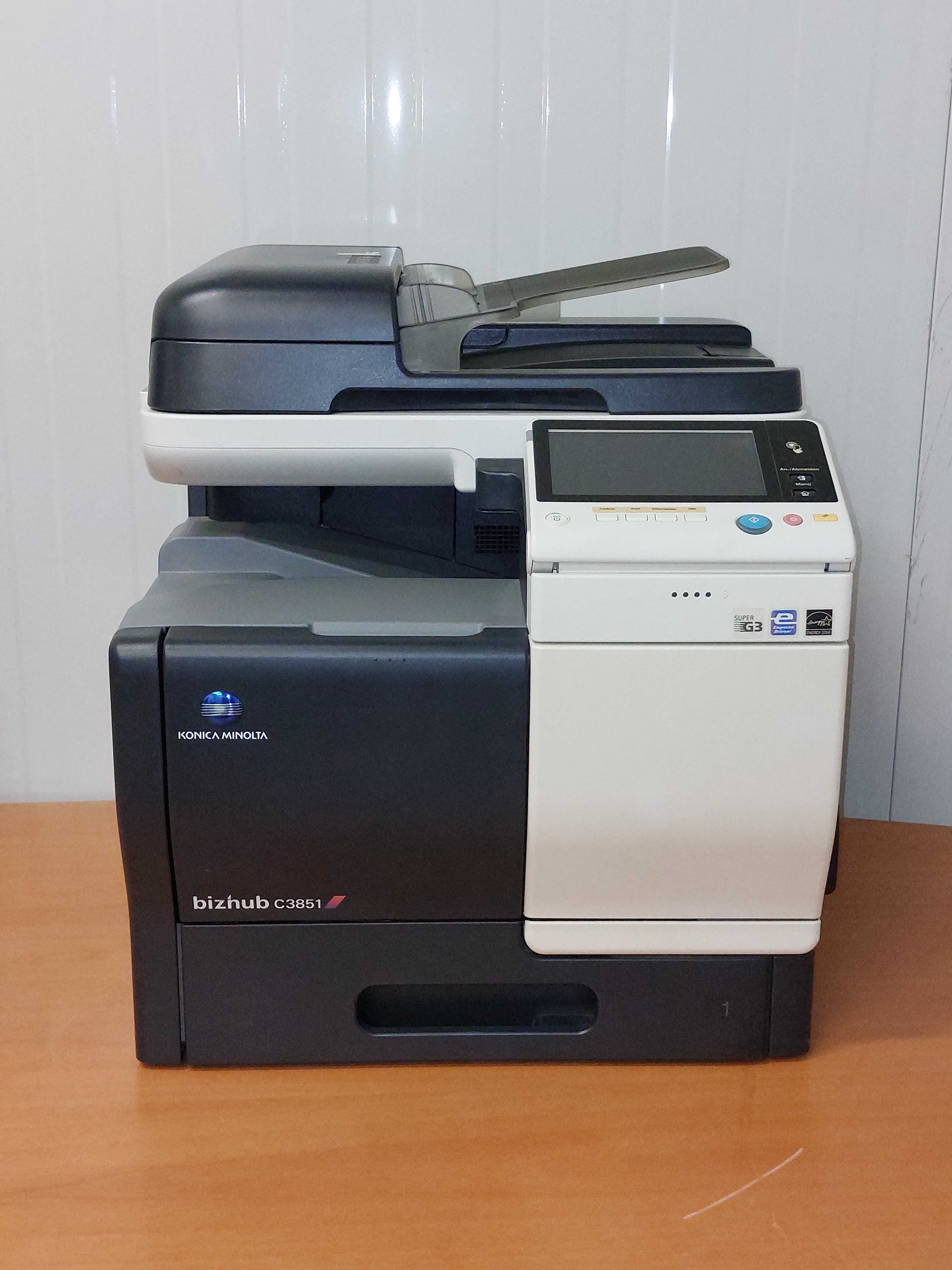 Konica Minolta Bizhub C3851 - цветен, лазерен принтер, копир и скенер!
