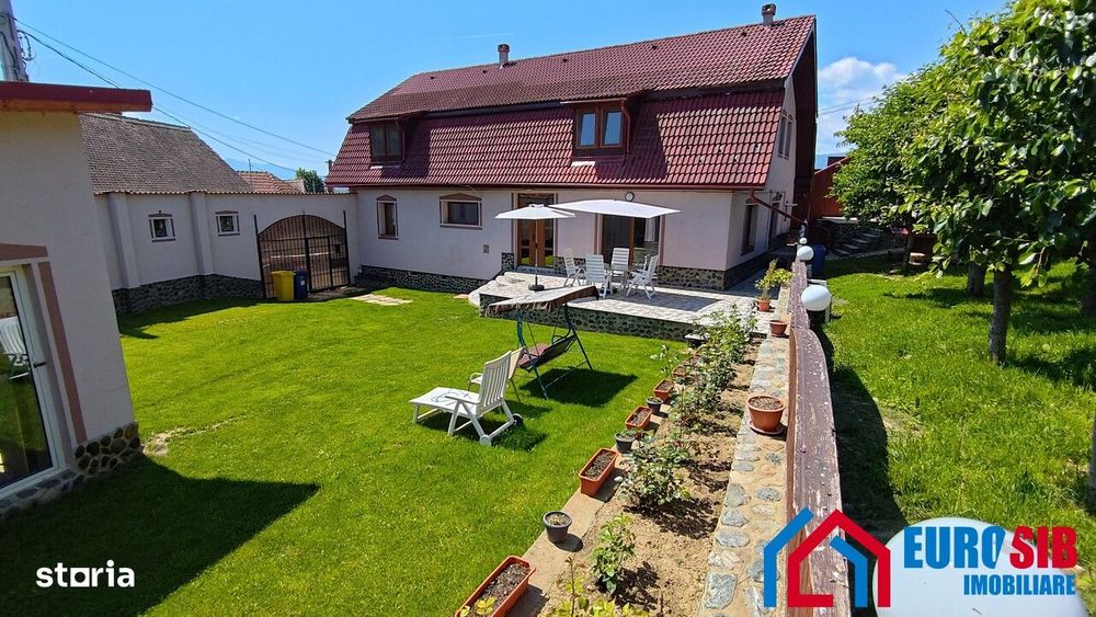 Casa individuala 4 dormitoare - garaj - teren 1457 mp in Sibiu Mohu