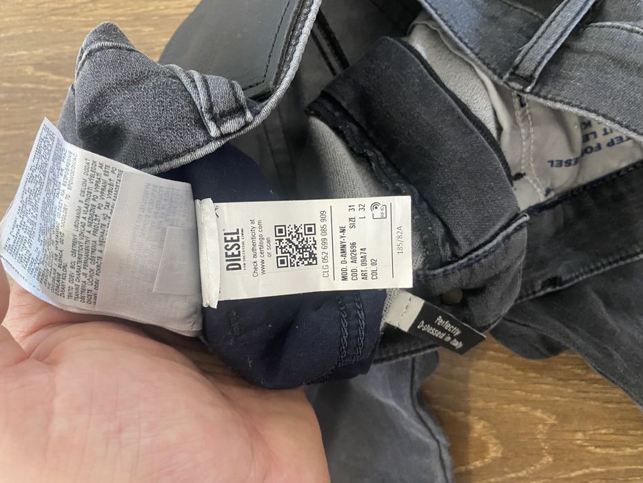 Blugi Diesel Amny Sweat Jeans originali noi