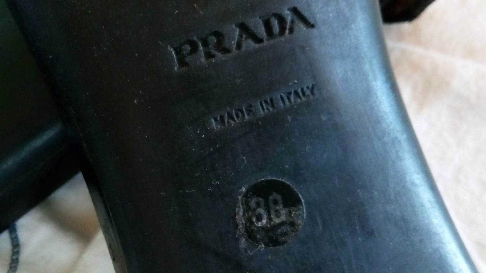 Чехли PRADA, черни, 38
