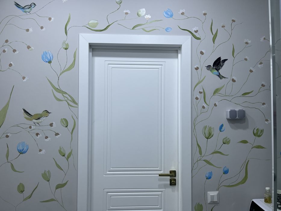 Devorga rasm chizish. Роспись стен