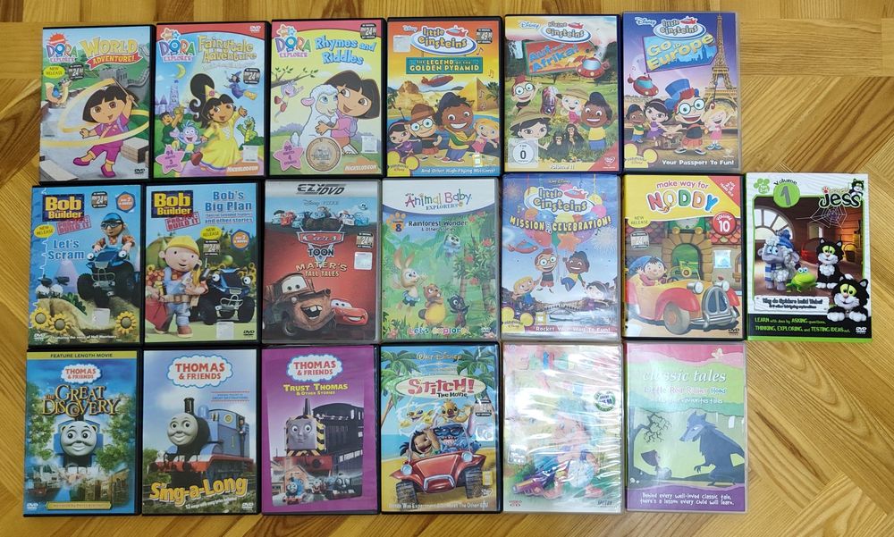 DVD диски мультфильмы 19 штук