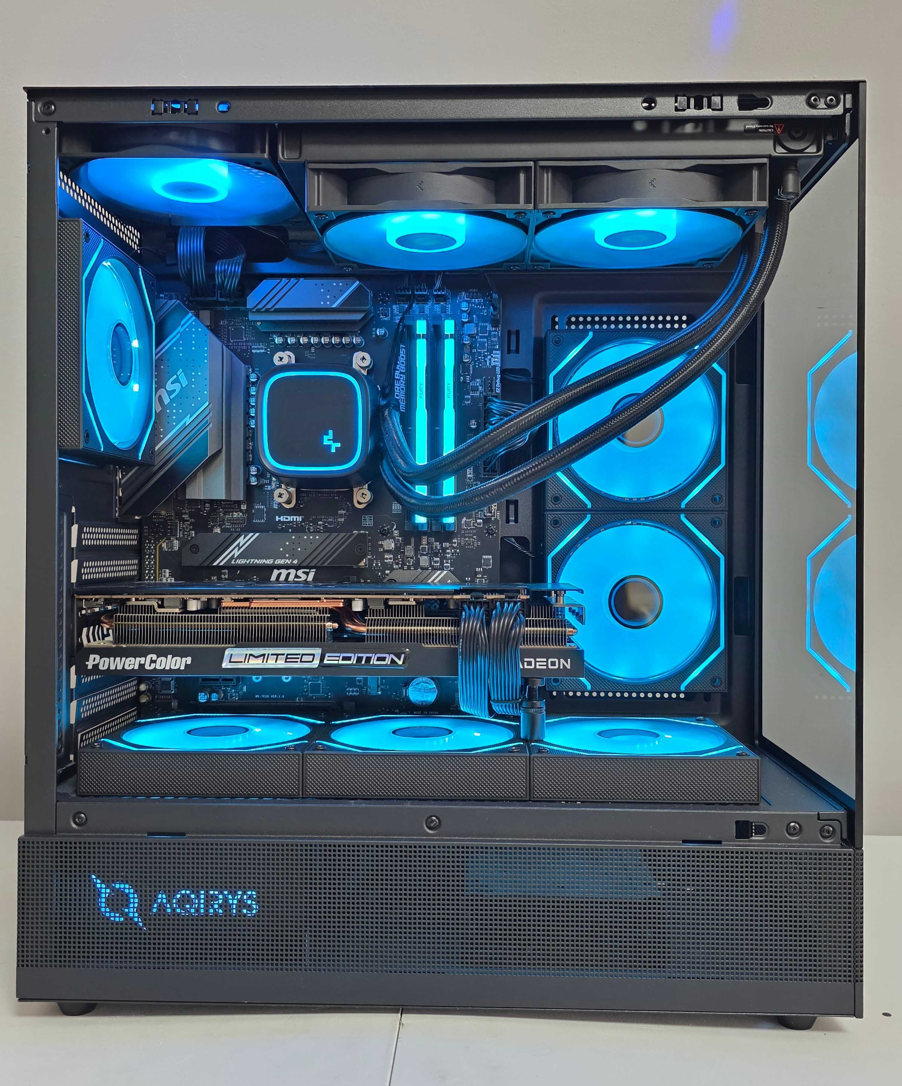 PC Gaming Ryzen 7 7800X3D RX 7800 XT 32GB RAM 1TB SSD