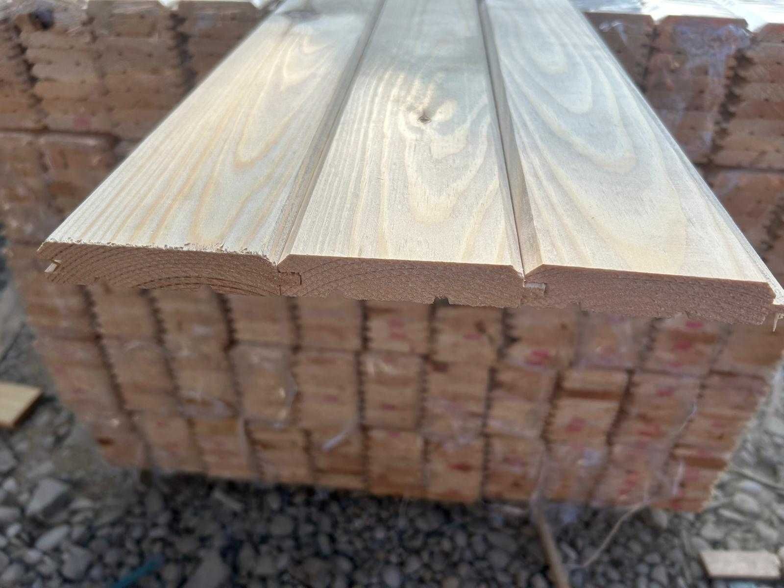 Lambriu – Pin Silvestru- Profil trapez 19x96x4000mm PRET PRODUCATOR