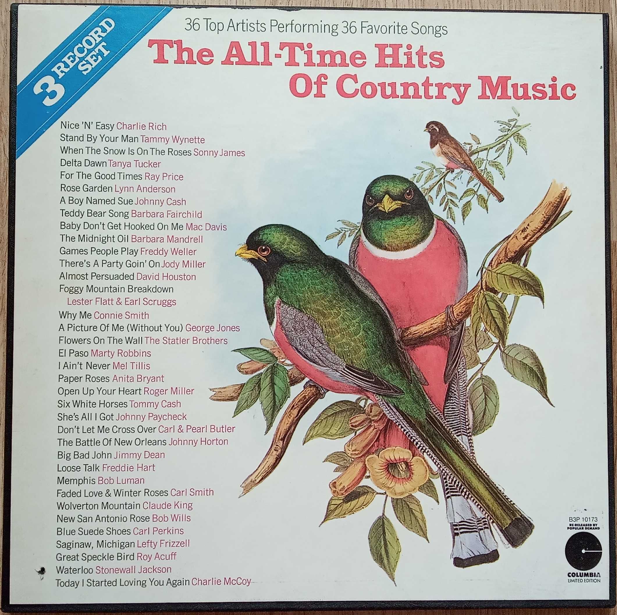 vinil Various – The All-Time Hits Of Country Music (1974) 3XLP