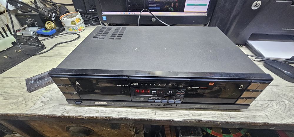 Кассетная дека Вега 122 С