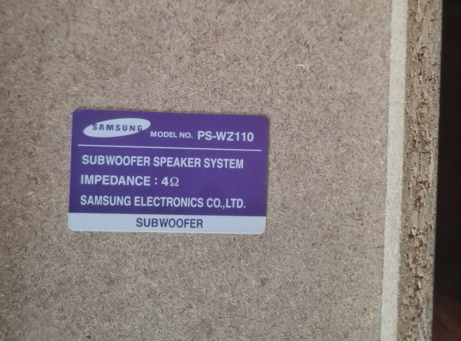 Subwoofer samsung