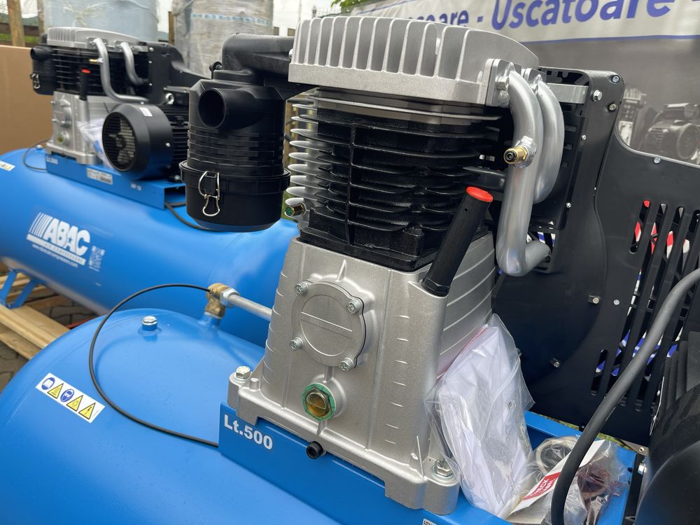 Compresor cu Piston 500l ABAC /10HP / 7,5kw / 11Bar/ Compresoare aer