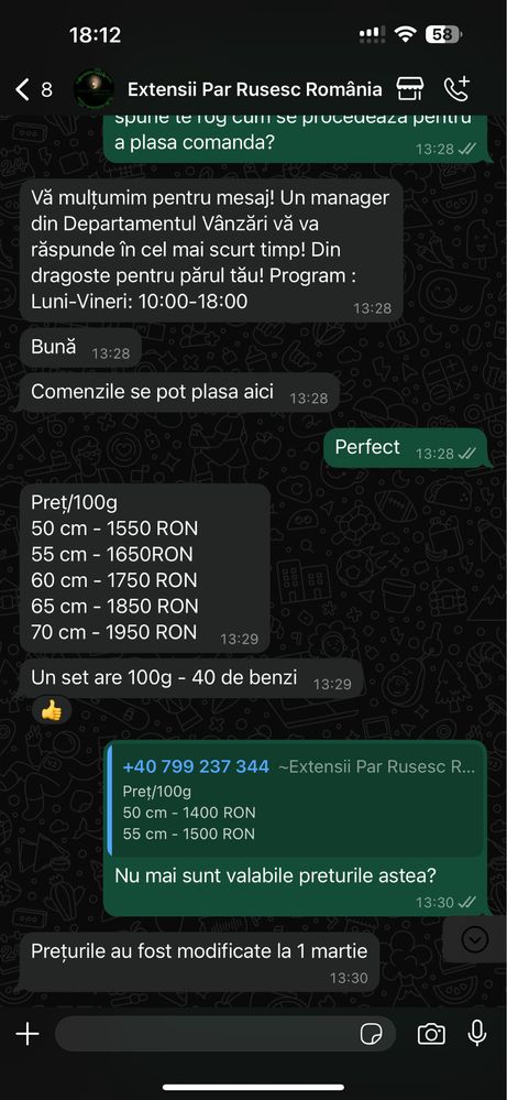 Extensii tape-on 55cm - par rusesc - 40 benzi