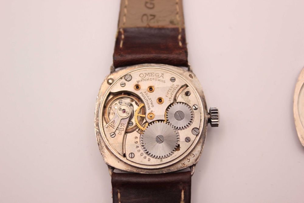 Omega WW1 Trench Watch – Сребърен оригинал от 1916 г. механичен,