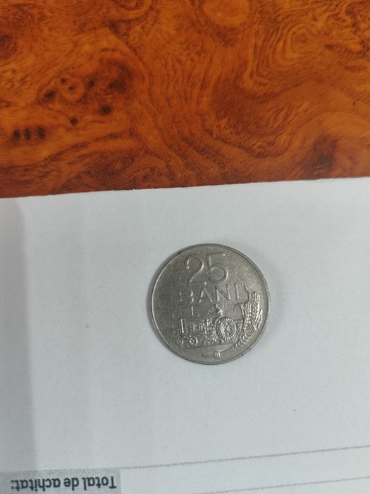 Moneda 25 bani anul 1966