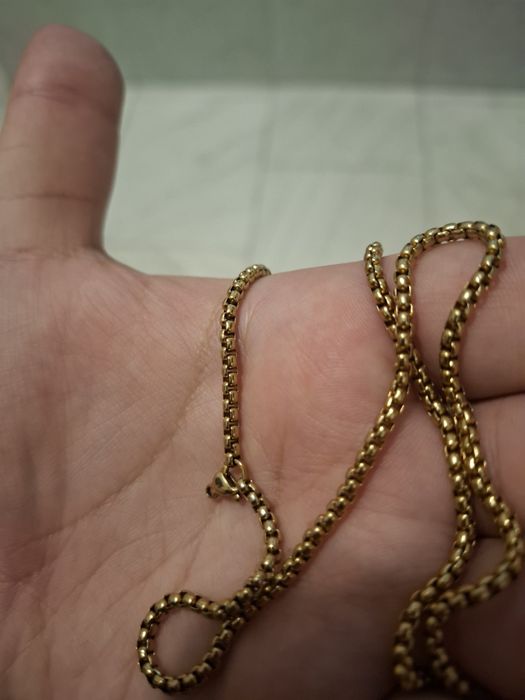 Lanț 18k 7.5grame, si cercei VERSACE 18k 3 grame