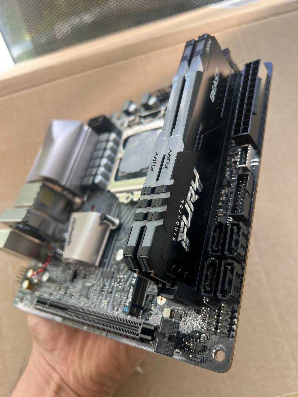 Core i5-11400 + ASrock B560M-ITX Wifi + HyperX Fury 3600MHz ARGB