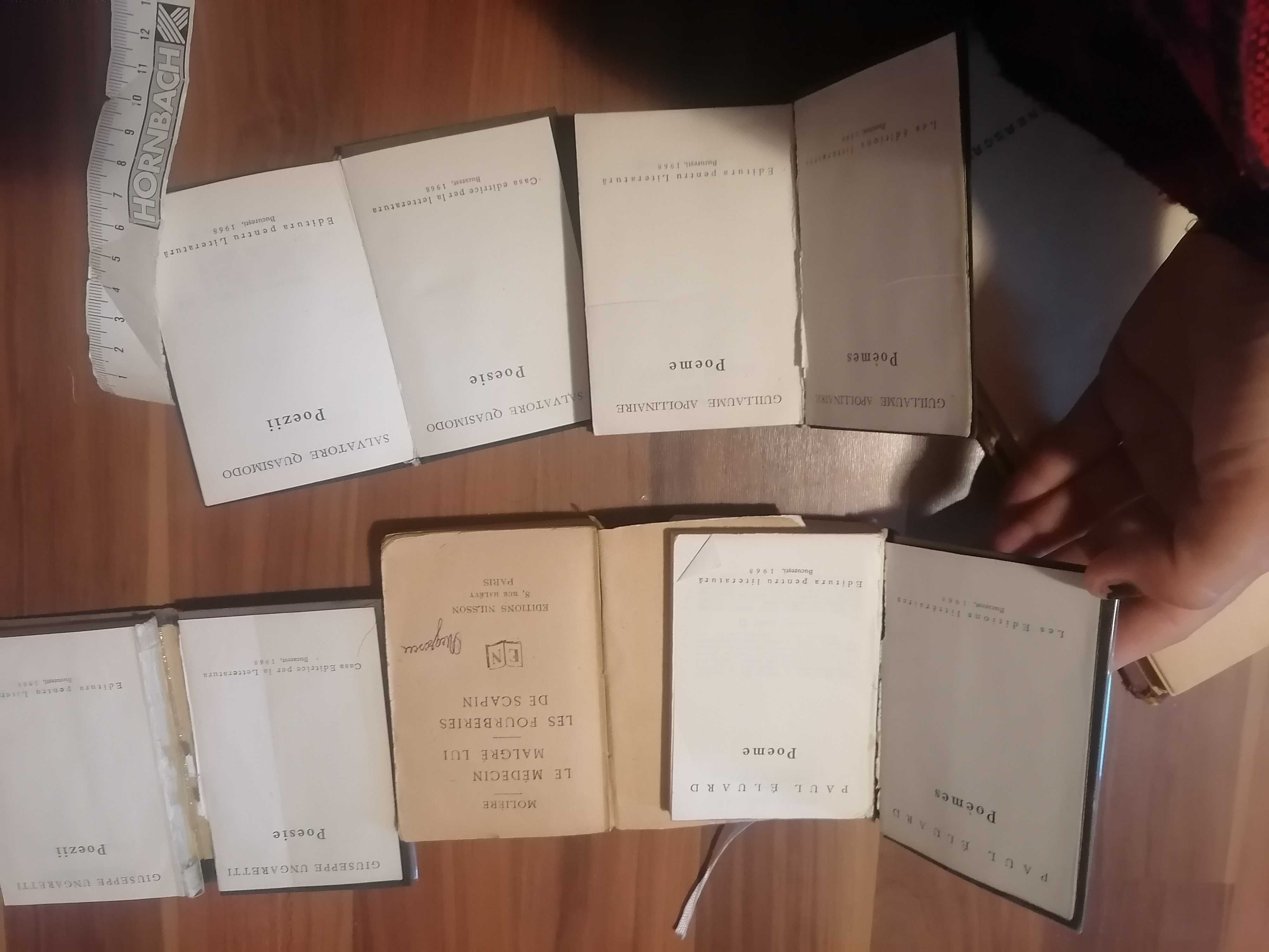 5 volume rare, buzunar (10 cm) scriitori straini,aparitie 1968 +cadou