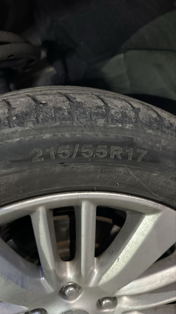 215/55/р17. 4-шт. Состояние норм