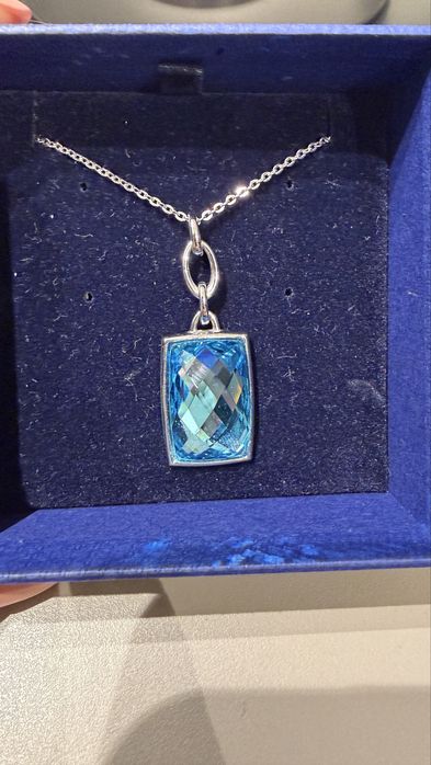 Colier+pandantiv Swarovski