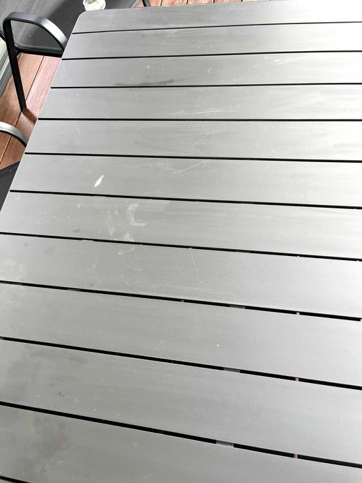 Голяма разтегателна градинска маса алуминий