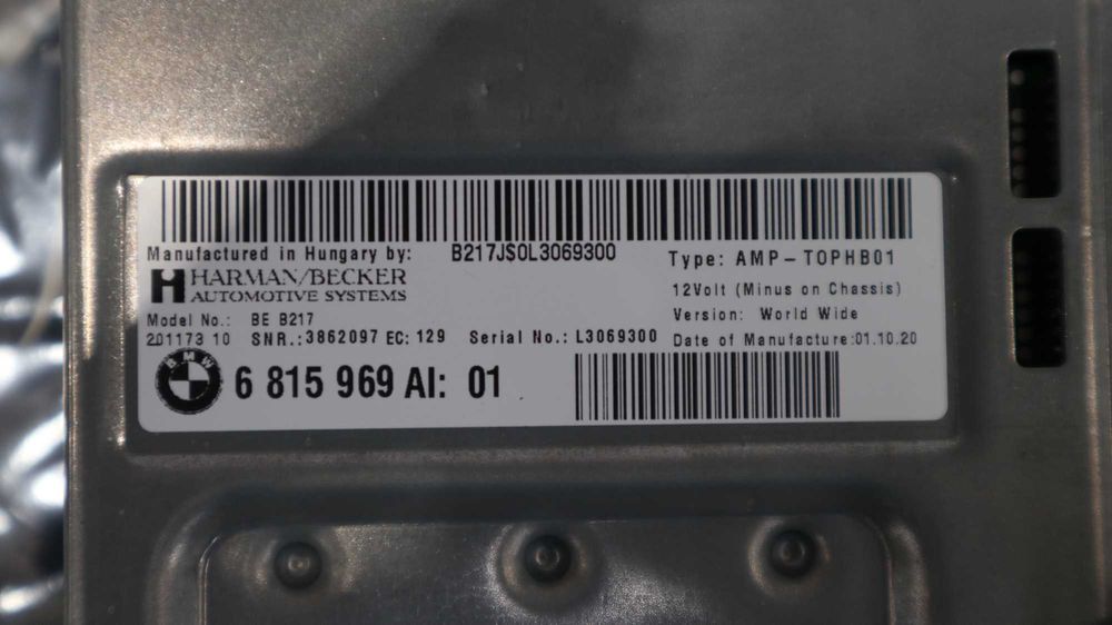 Усилвател БМВ Ф07 Ф10 Ф06 Ф12 Ф13 Ф01 Ф02