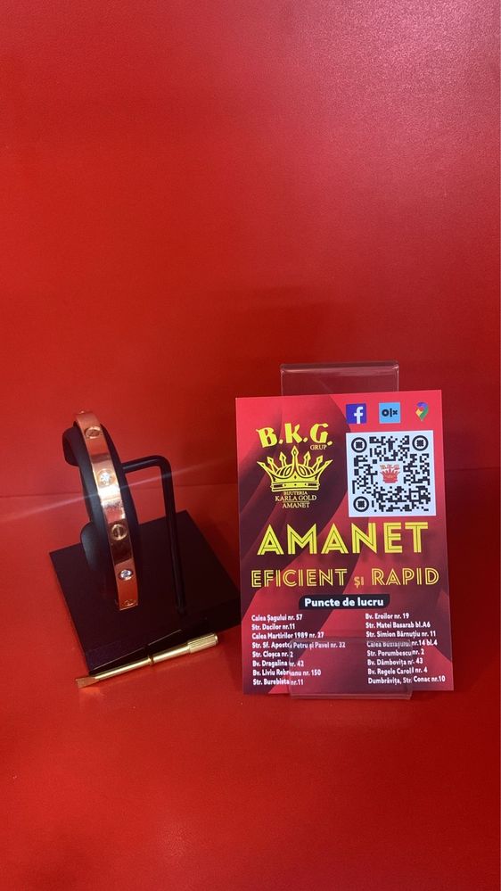Brățară Cartier aur 18K Amanet BKG