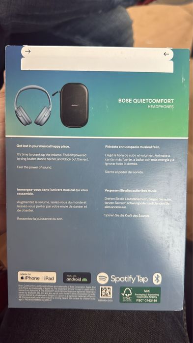 Casti over the ear originale bose quietcomfort blue dusk noi sigilate