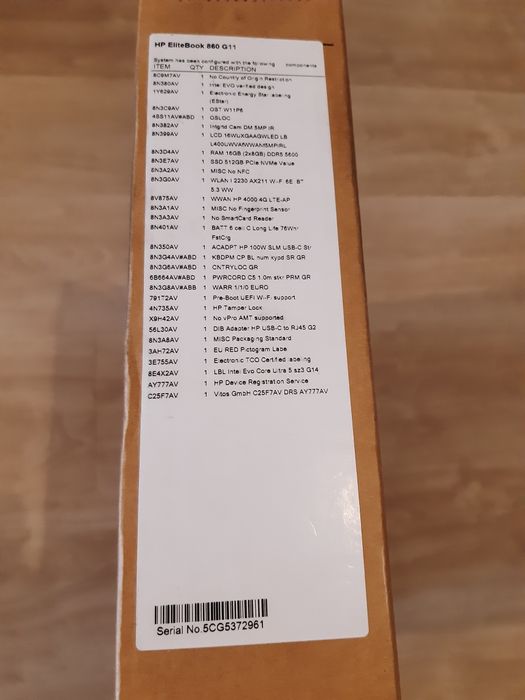 Лаптоп Hp EliteBook 860 G11