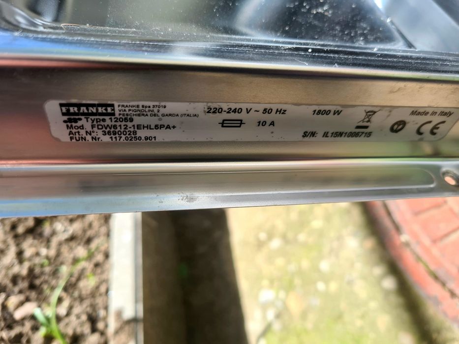 Vand masina de spalat vase Franke pt piese de schimb