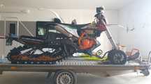 Ktm moto  senila yeti snowbike kit