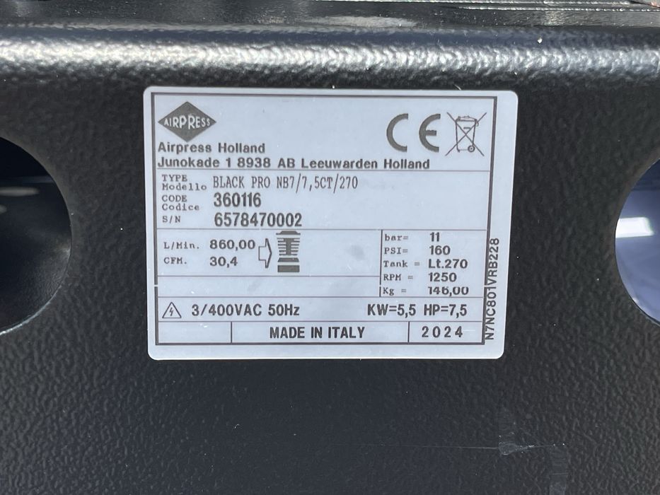 Compresor piston ABAC /Airpresss /FINI /5,5kw rezervor 270l / 11bar
