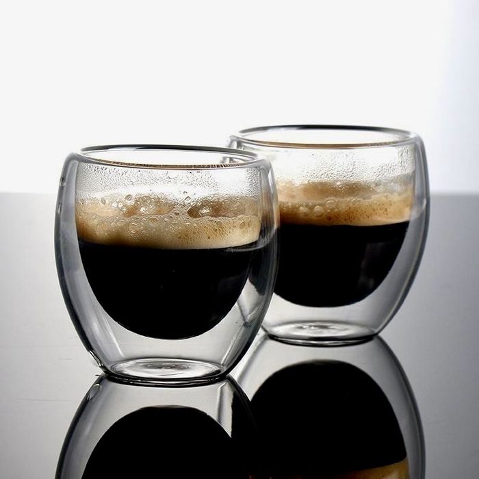Комплект 6 броя двустенни чаши за кафе
