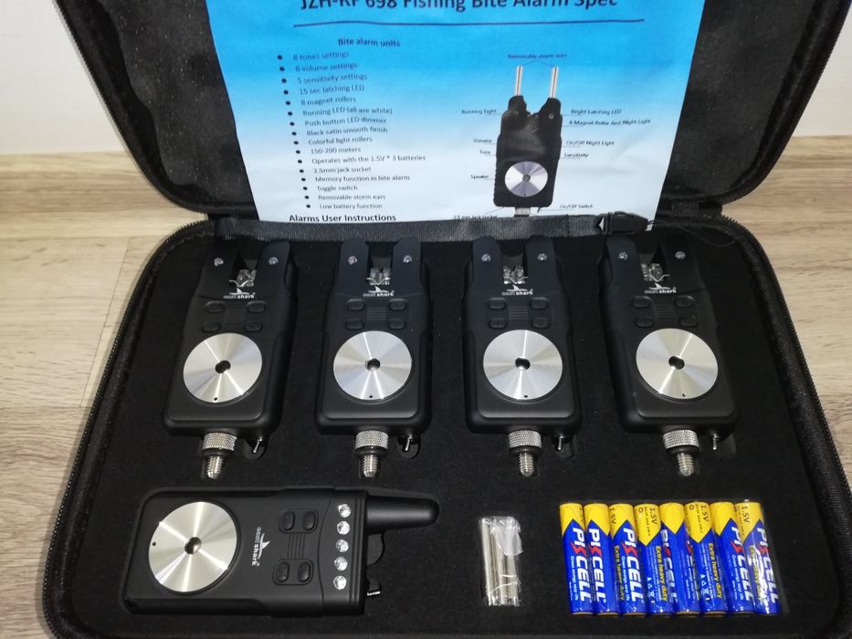 Set 4 Avertizori cu Statie EastShark SP-01 + Set 4 Swingere MKM3