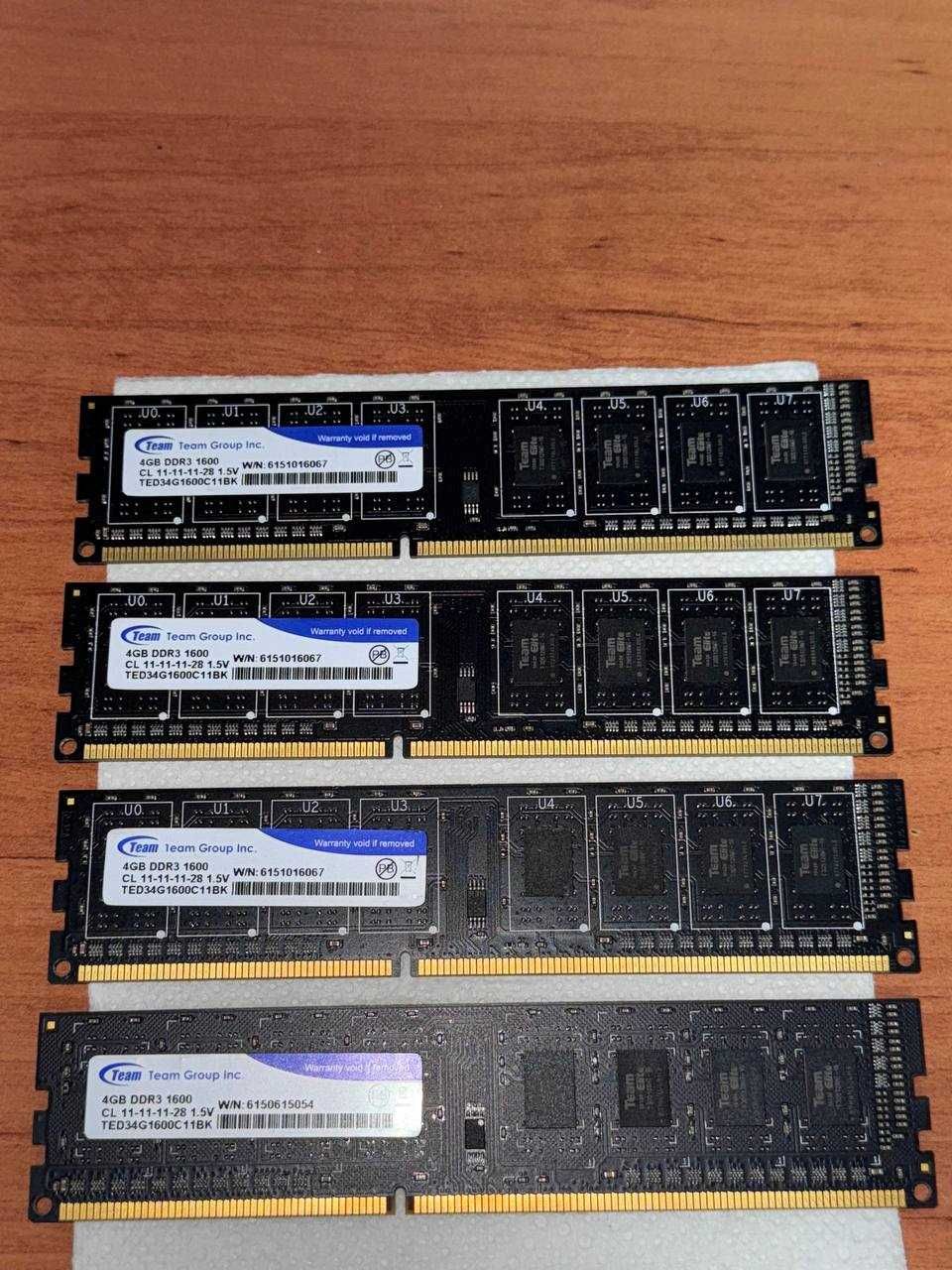 Оперативная память Team Group DDR3 4Gb