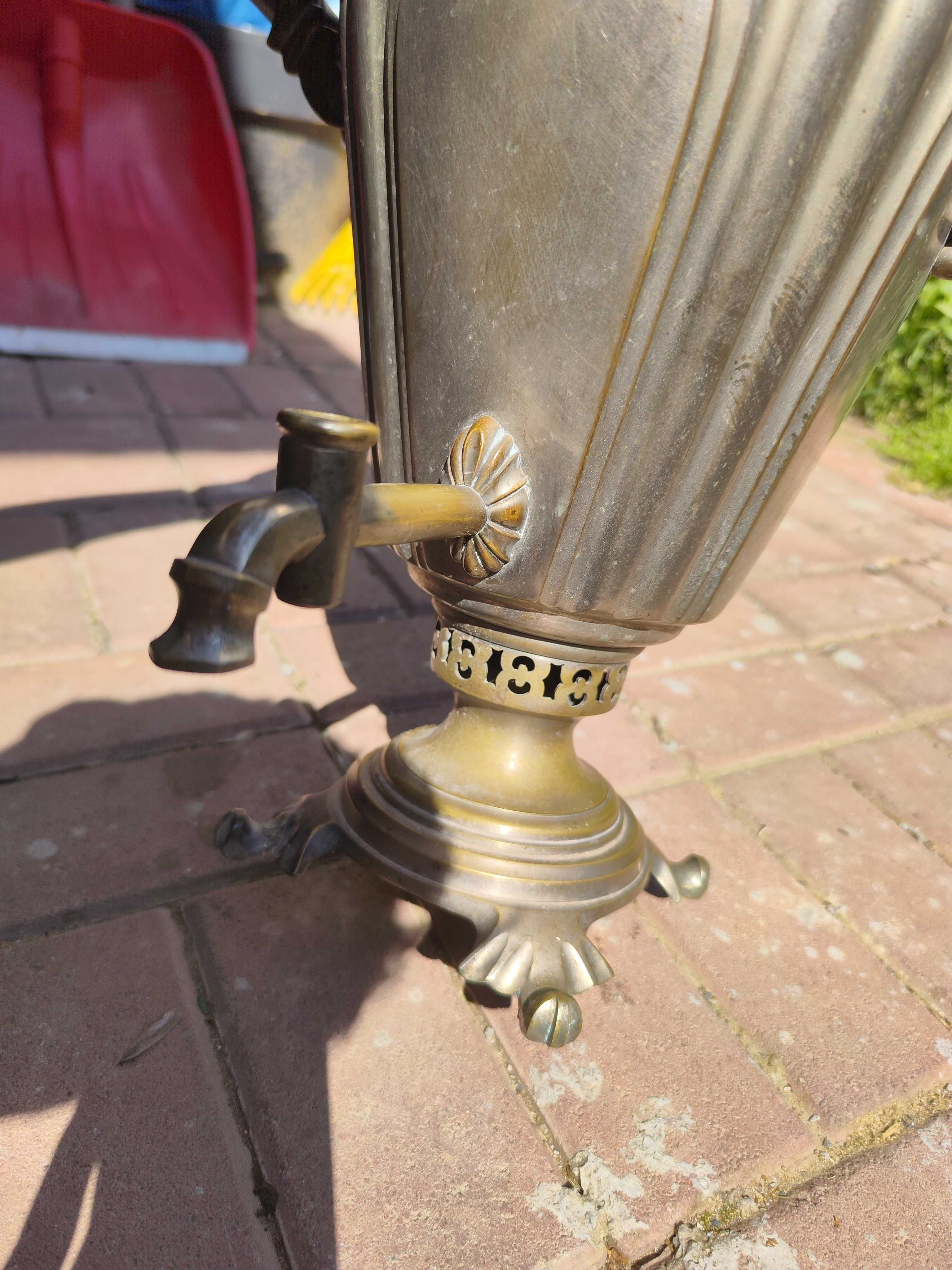 Samovar Vechi Rusesc cu Marcaje Chirilice