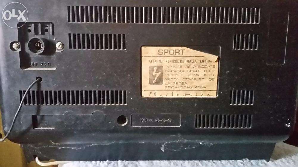 Televizor SPORT alb negru vechi functional