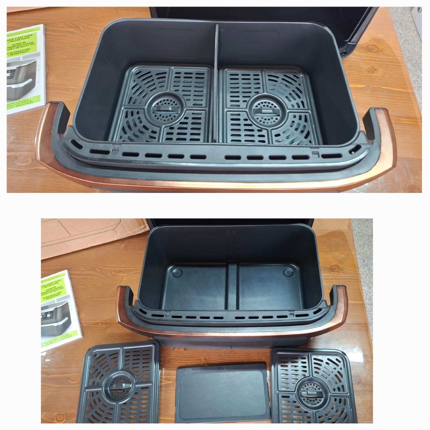 Фритюрник,фрайър Ninja Foodi FlexDrawer AF500EUCP,2кг,2470W,40-240°.