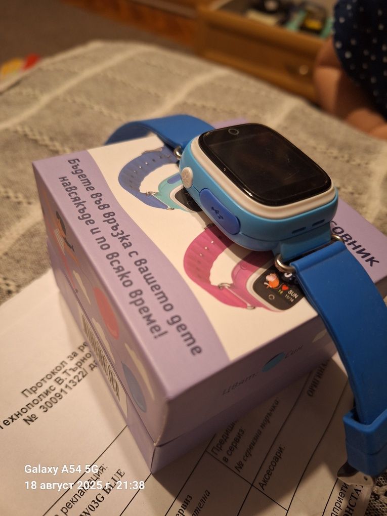 Детски  gps смарт часовник x mart